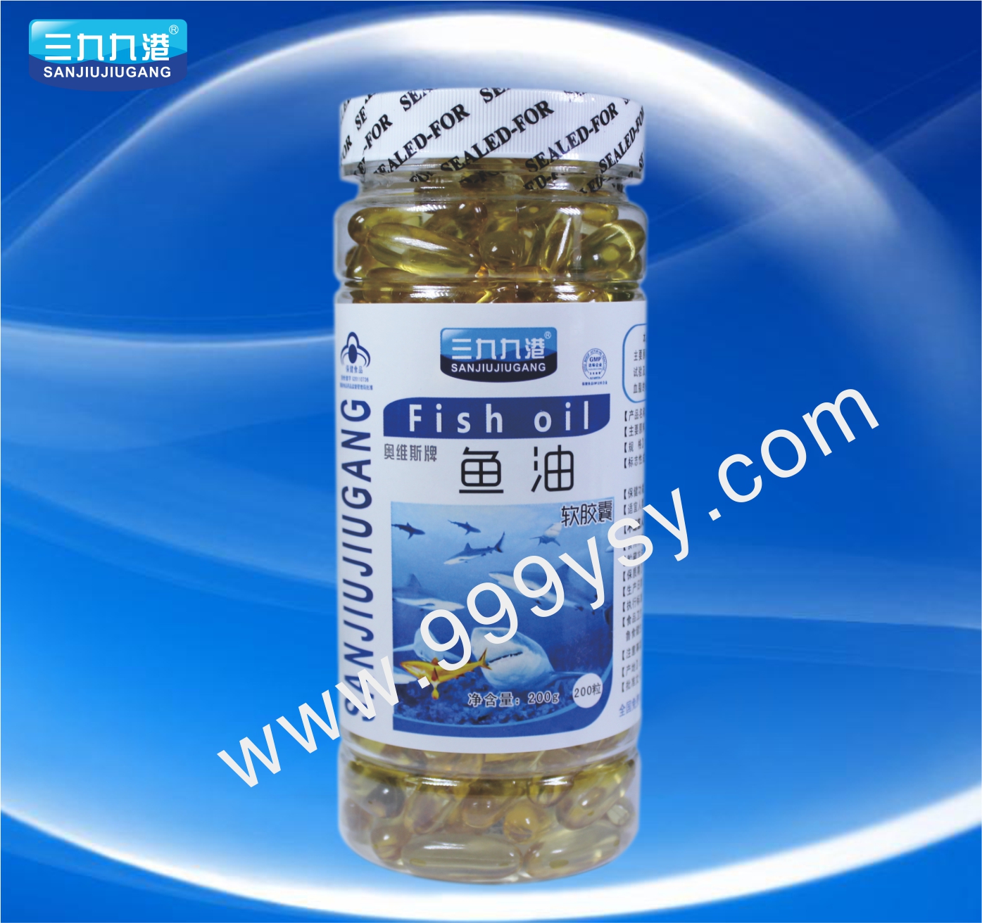 三九九港鱼油软胶囊（300粒）
