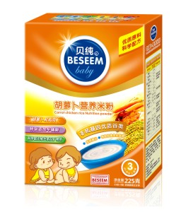 贝纯营养米粉(胡萝卜鸡肉)