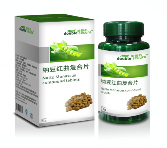 纳豆红曲复合片 60片 加倍心