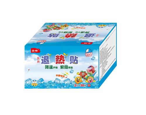 简装水果味退热贴