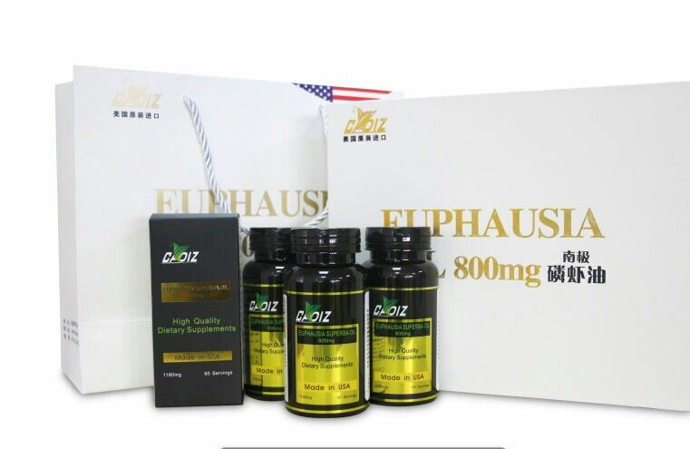 美国原装进口 omega3南极磷虾油 降三高