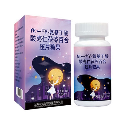 优一®γ-氨基丁酸酸枣仁茯苓百合压片糖果