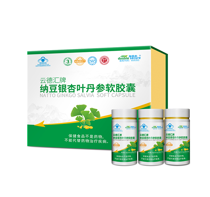 纳豆银杏叶丹参软胶囊