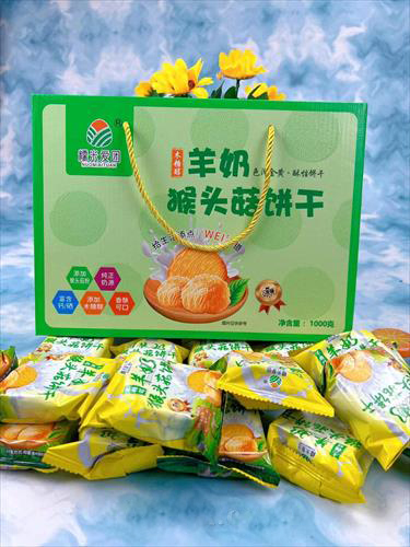 羊奶猴头菇饼干